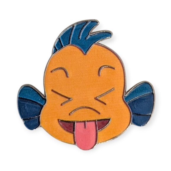 Disney | Accessories | Little Mermaid Disney Pin Flounder Laughing ...
